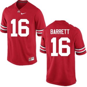 Men's Ohio State Buckeyes #16 J.T. Barrett Red Nike NCAA College Football Jersey Original BZN7544WR